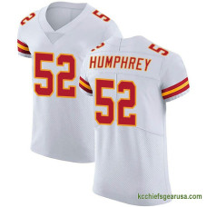 Mens Kansas City Chiefs Creed Humphrey White Elite Vapor Untouchable Kcc216 Jersey C1451